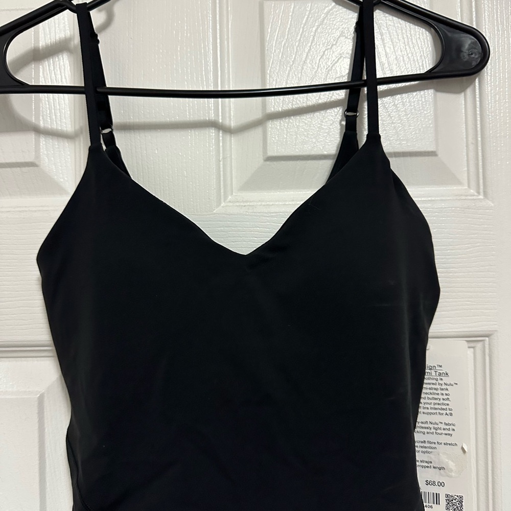 Lululemon align crop cami size 4 black